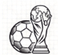 体育直播官网金色盾牌与足球组合标志